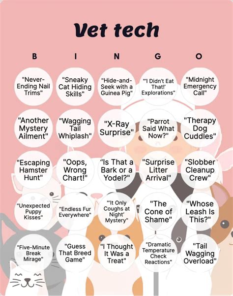 Vet Tech Bingo: A Fun Learning Tool For Students