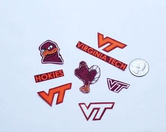 Virginia Tech Iron On Patch: Hokie Pride Embellishments