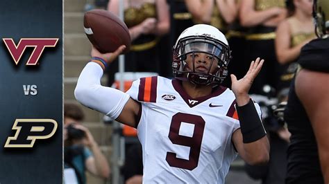 Virginia Tech Vs Purdue: College Football Rivalry