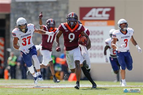 Virginia Tech Vs Richmond: Spiders Clash With Hokies Football